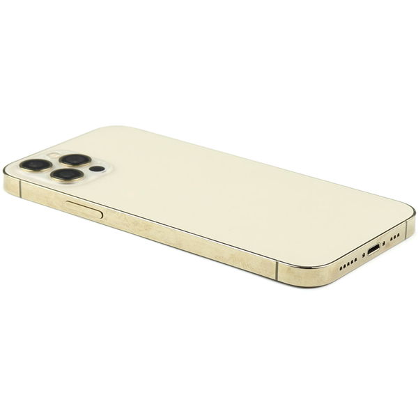 Apple iPhone 12 Pro · Rear Housing with small parts (EU Version) For iPhone 12 Pro Gold Pulled