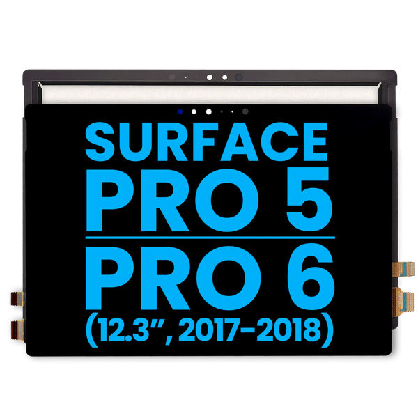 Microsoft Surface Pro 5 · LCD Assembly With Digitizer For Microsoft Surface Pro 5 (1796) / Surface Pro 6 (1807) (Aftermarket) (Black)