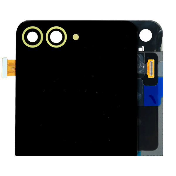 Samsung Galaxy Z Flip6 · Outer OLED Assembly For Samsung Galaxy Z Flip 6 5G (US & International) (Used OEM Pull: Grade B/C) (Yellow)