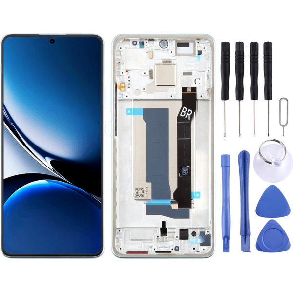 Xiaomi Redmi Turbo 4 · For Xiaomi Redmi Turbo 4 AMOLED LCD Screen Digitizer Full Assembly with Frame (Blue)
