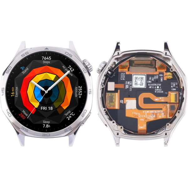 Huawei Watch GT5 46mm · For Huawei Watch GT 5 46mm LCD Screen Digitizer Full Assembly With Frame (Silver)