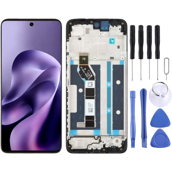 Motorola Moto G17 Power · For Motorola Moto G17 Power LCD Screen Digitizer Full Assembly with Frame