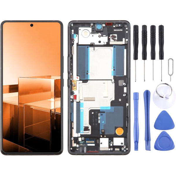 Asus ZenFone 11 Ultra · For Asus Zenfone 11 Ultra AI2401 LCD Screen Digitizer Full Assembly with Frame (Black)