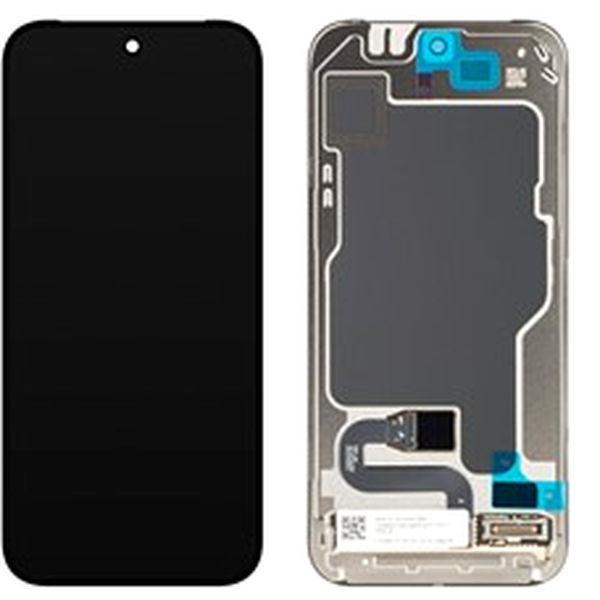 Google Pixel 10 Pro · For Google Pixel 10 Pro Grade S OLED Screen and Digitizer Assembly + Frame (with Fingerprint Flex Cable and Metal Plate) (without Logo) - Black