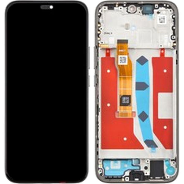 Honor 400 Lite · For Honor 400 Lite 5G Grade S AMOLED Screen and Digitizer Assembly + Frame (without Logo) - Black