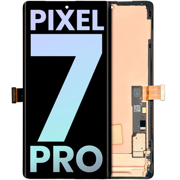 Google Pixel 7 Pro · OLED Assembly With Frame (With Fingerprint Sensor) For Google Pixel 7 Pro (Genuine OEM) (All Colors)