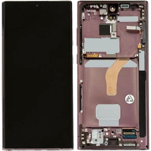 Samsung Galaxy S22 Ultra · Ecran Samsung S908 Galaxy S22 Ultra 5G Burgundy (Service Pack)