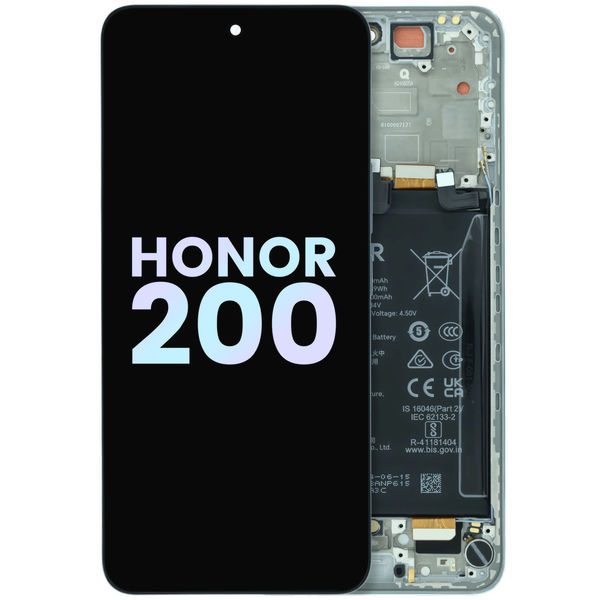 Honor 200 · OLED Assembly With Frame for Honor 200 (Service Pack) (Emerald Green)