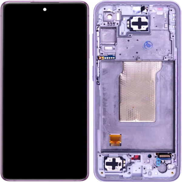 Samsung Galaxy A35 · Ecran Display SAMSUNG A35 5G 2024 / A356 Service Pack CU RAMA - LAVANDER / LILIAC
