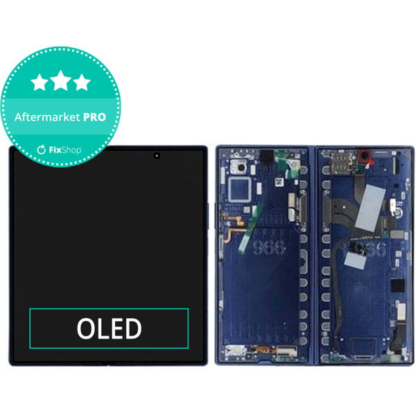Samsung Galaxy Z Fold7 · Samsung Galaxy Z Fold 7 F966B - Ecran LCD + Sticla Tactila + Rama (Blue Shadow) OLED
