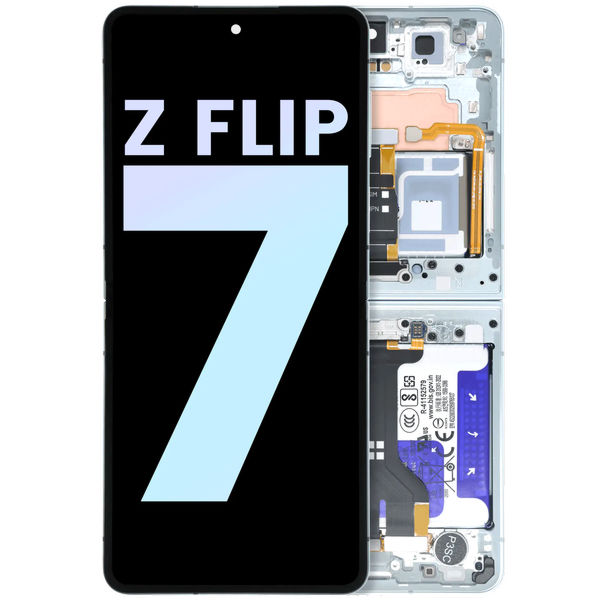 Samsung Galaxy Z Flip7 · Inner OLED Assembly With Frame For Samsung Galaxy Z Flip 7 5G (US & International) (Service Pack) (Mint)
