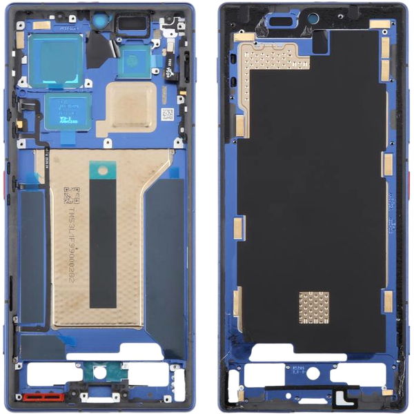 nubia Z80 Ultra · For ZTE Nubia Z80 Ultra NX741J Middle Frame Bezel Plate (Blue)