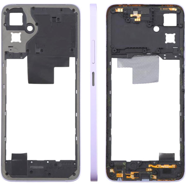 For ZTE nubia V80 Max Z2577 Middle Frame Bezel Plate (Purple)