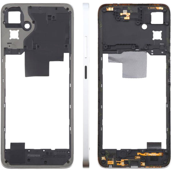 For ZTE nubia V80 Max Z2577 Middle Frame Bezel Plate (Silver)