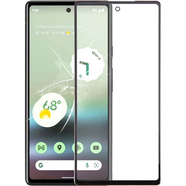Google Pixel 6a · For Google Pixel 6a Front Screen Outer Glass Lens with OCA Optically Clear Adhesive