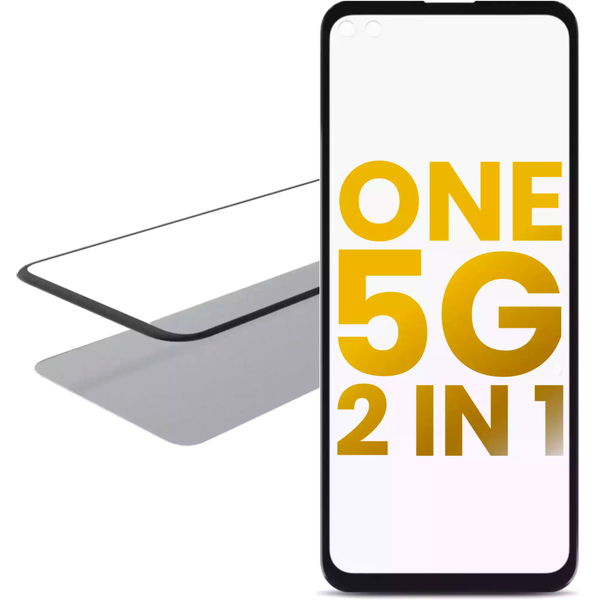 Motorola Moto One 5G · 2 in 1 Front Glass With OCA Pre-Installed For Motorola One 5G (XT2075-1 / 2020)