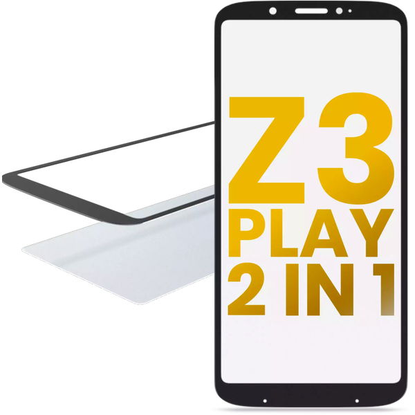 Motorola Moto Z3 Play · 2 in 1 Front Glass With OCA Pre-Installed For Motorola Moto Z3 Play (XT1929 / 2018)