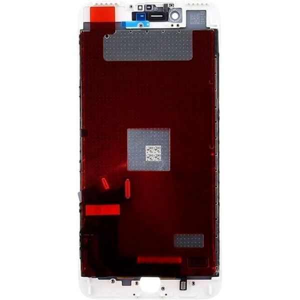 Apple iPhone 7 Plus · Ecran In-Cell pentru iPhone 7 Plus, White, Sticla tactila cu rama, FixPremium